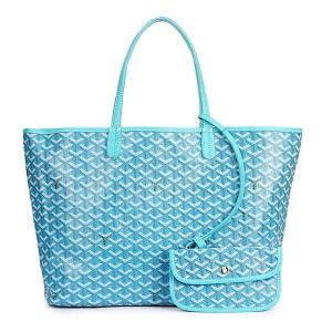 goyard light blue|goyard blue handbag.